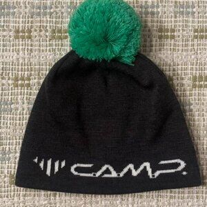 Vtg 90s C.A.M.P. Made in Italy Mountaineering Pom Pom Beanie Gorpcore - $24